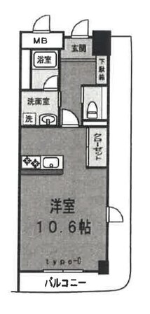 日信ビルの物件間取画像